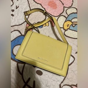 MICHAEL KORS yellow crossbody bag used